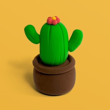 Cactus #2 Clay Crafting Kit