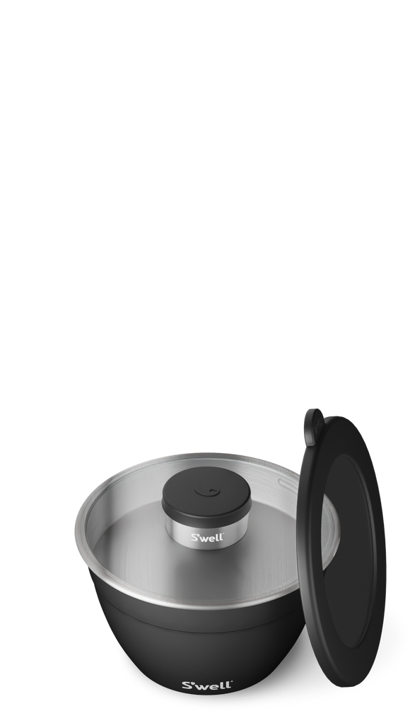 64oz Onyx Salad Bowl Kit