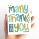 Many Thanks Thank You Card-4