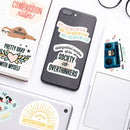 Society for overthinkers vinyl sticker-3