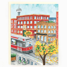Toronto King West Fall Card