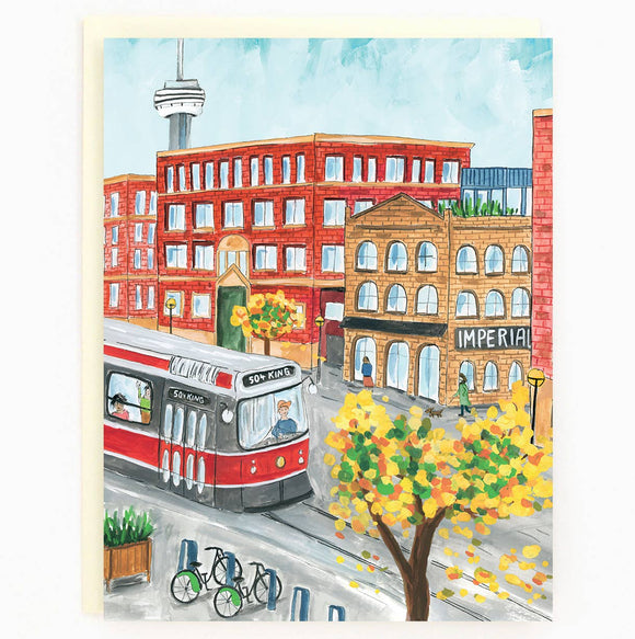 Toronto King West Fall Card