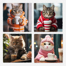 Cozy Cats With Coffee-1