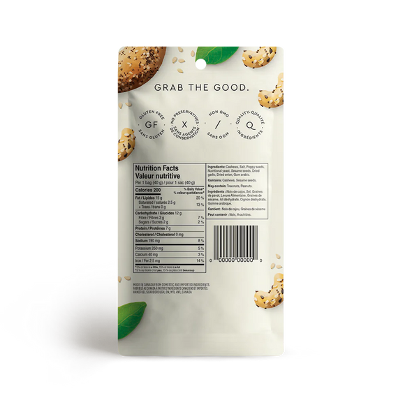 Handfuel Everything Bagel Cashews (40g)