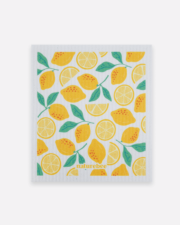 Swedish Sponge Dishcloth - Lemon