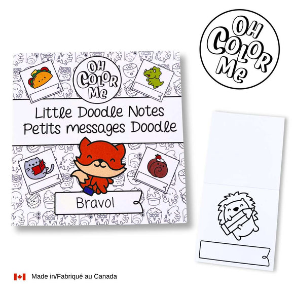 Little Doodle Notes Mini Coloring Book