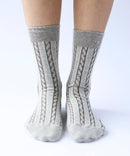 Cable Knit Dress Socks | Made in Canada | Various Colours-12