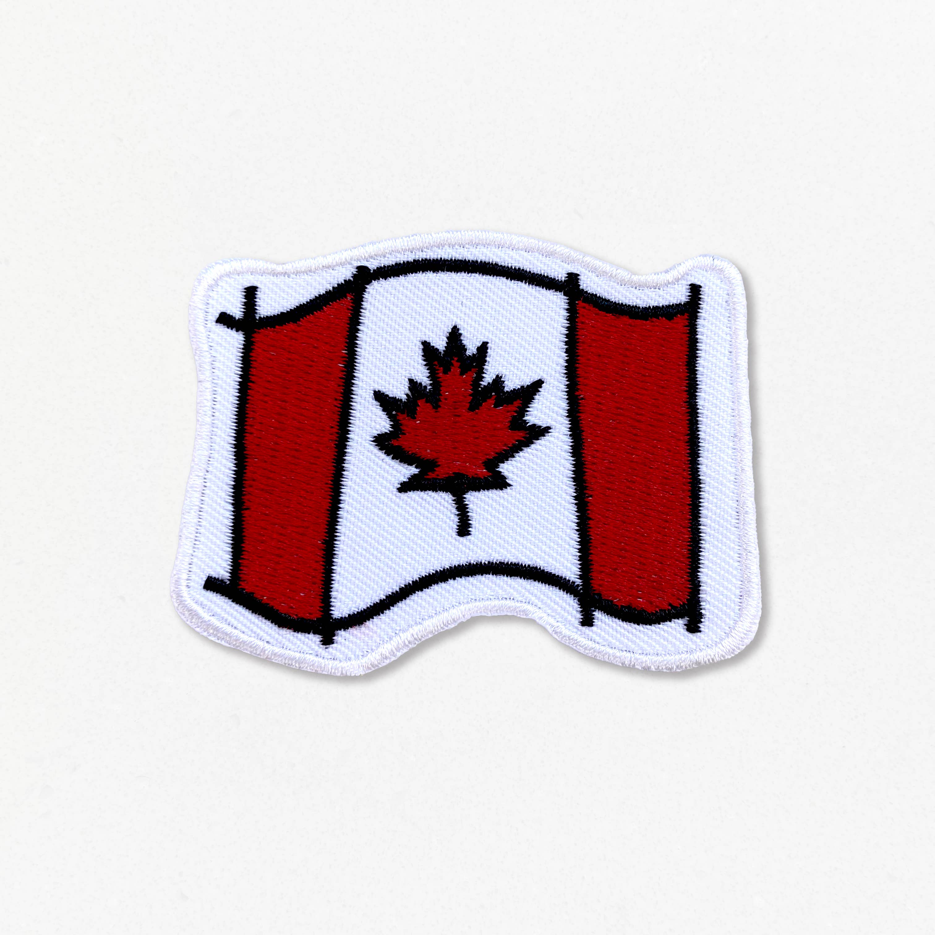 Canada Flag embroidered iron on patch