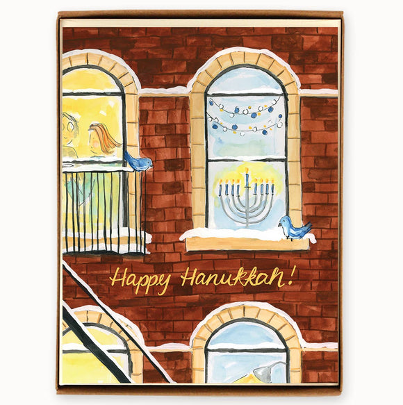 Hanukkah Window Cards - Box of 8