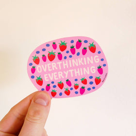 Overthinking Everything Sticker - 0
