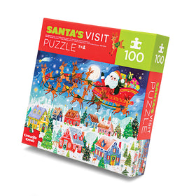100 PC Boxed Puzzle: Santa's Visit