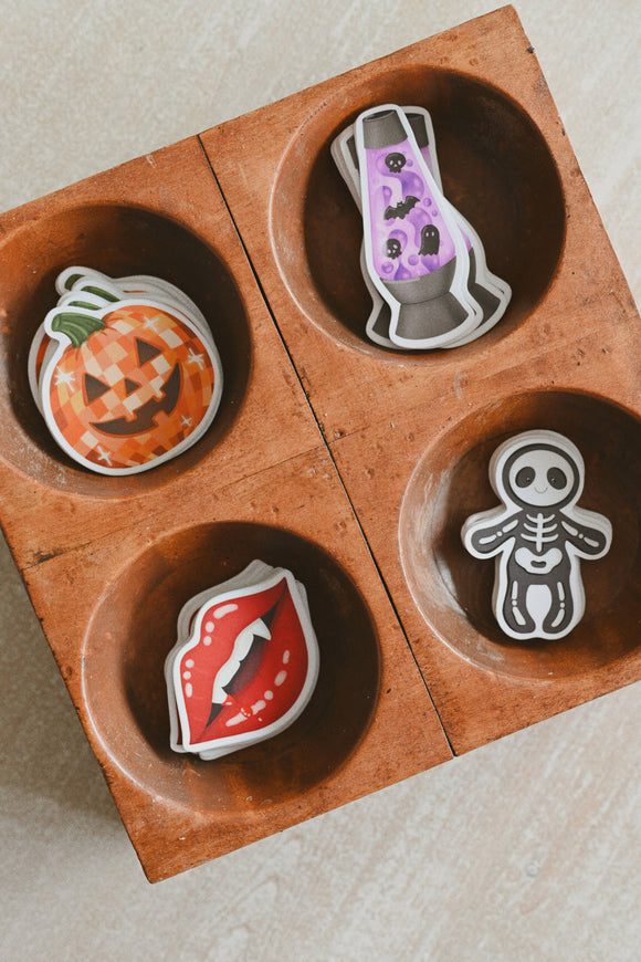 Disco Pumpkin - Fall Jack O Lantern Spooky Vinyl Sticker
