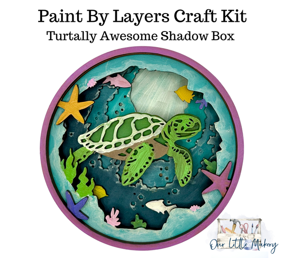 Turtally Awesome Shadow Box Kit