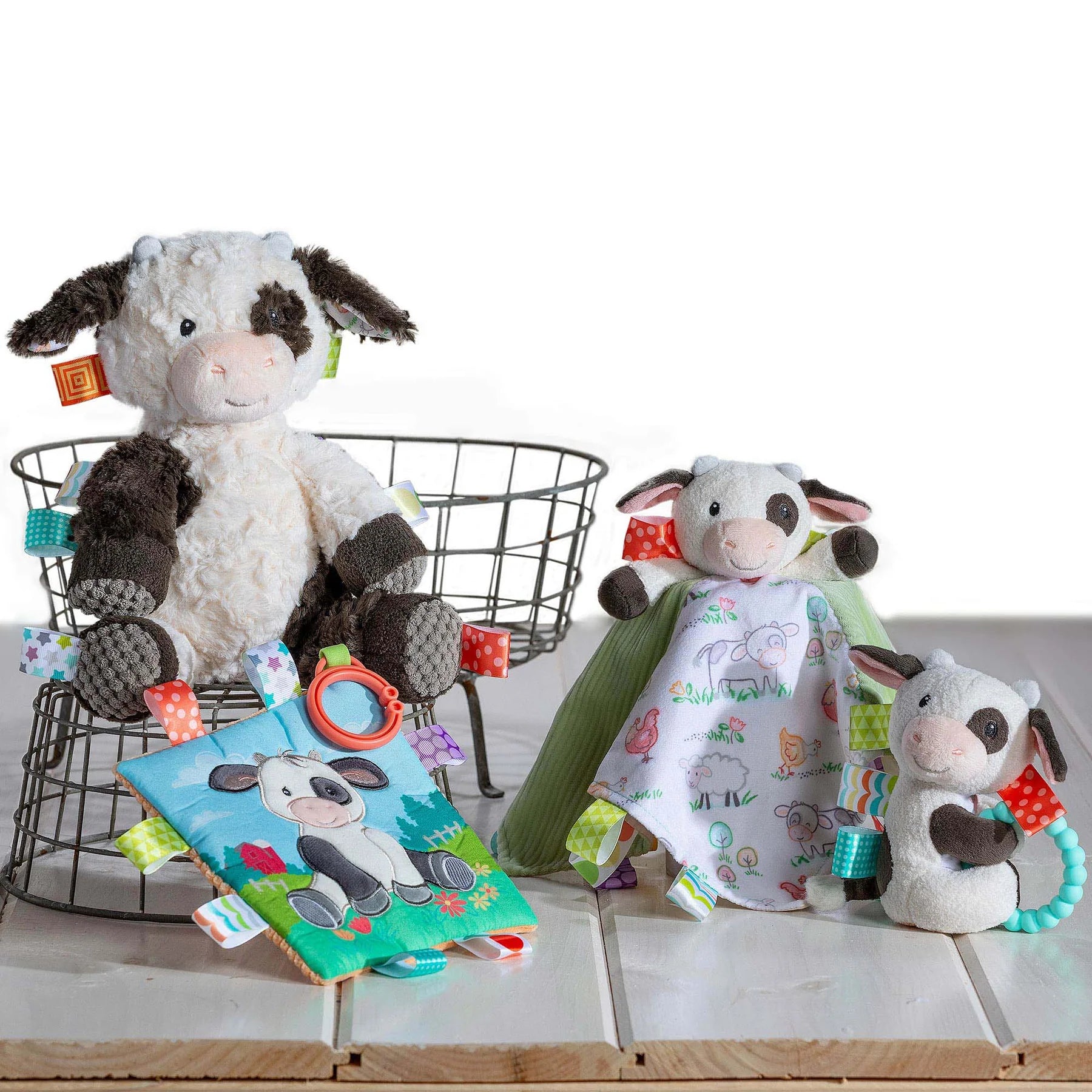 Taggies Character Blanket - Buttercup Cow - 13"