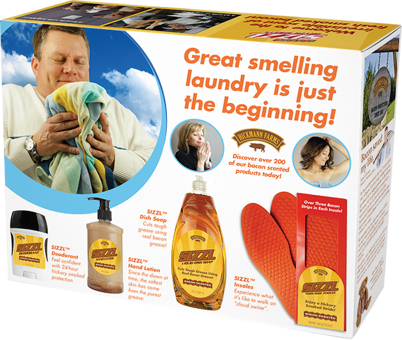 Prank Gift Box Sizzl Bacon Dryer Sheets