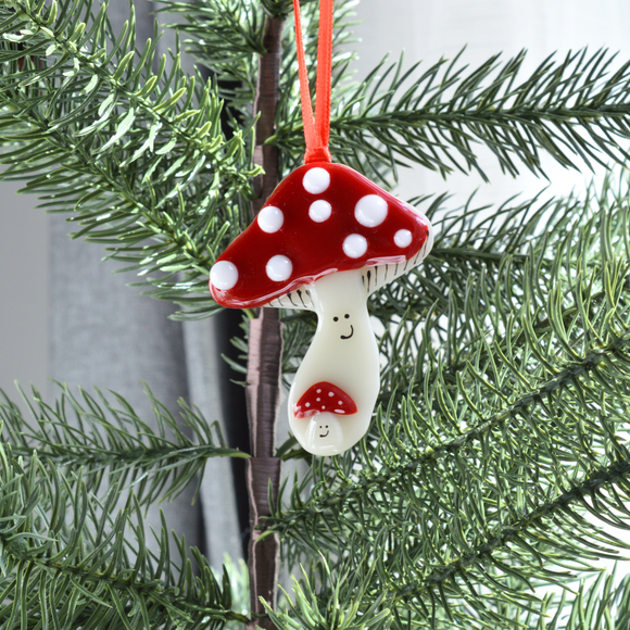 Red Mushroom Ornament