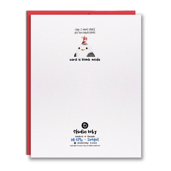 Greeting Card - Seagull