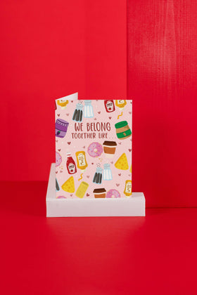 We Belong Together Like . . . - Greeting Card - 0