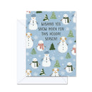 Wishing You Snow Much Fun This Holiday Season! - Greeting Card-1