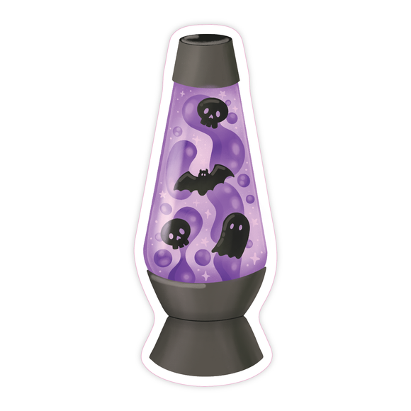 Spooky Lava Lamp - Spooky Vinyl Sticker