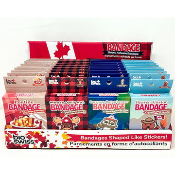 Bio Swiss Canada Shaped Bandages Assorted