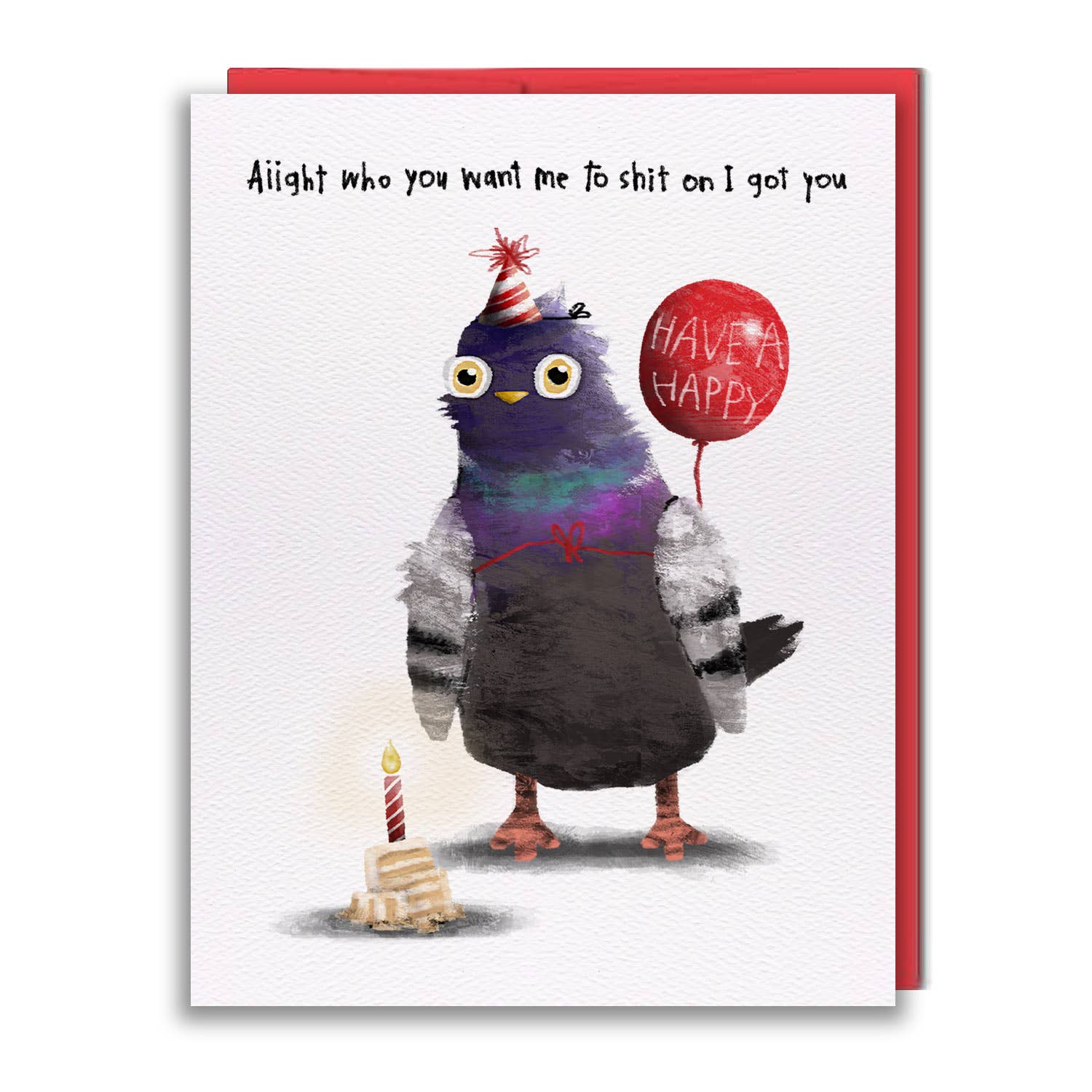 Greeting Card - Pigeon Got You