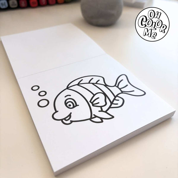 Mini Coloring Book – Sea Secrets
