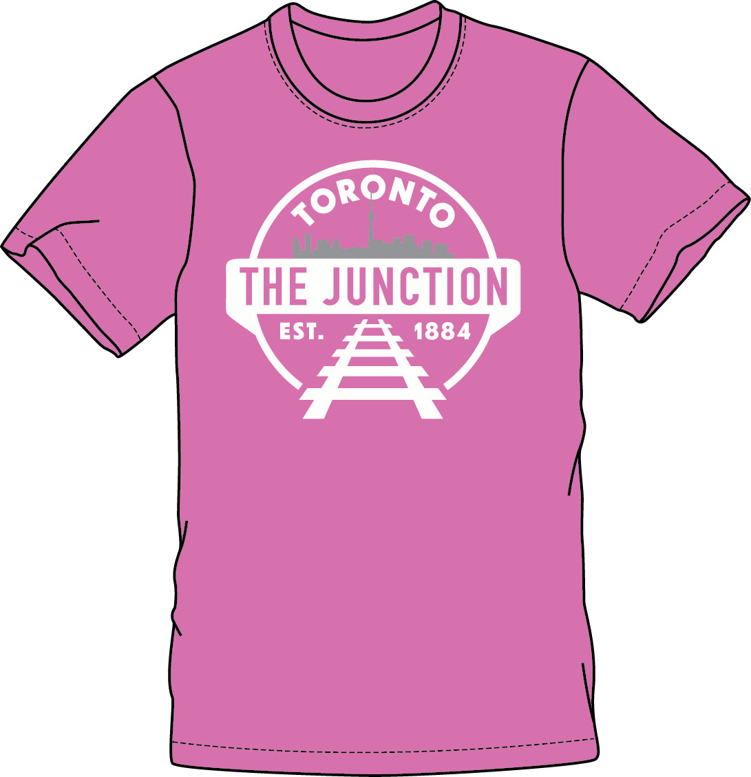 Buy pink The Junction Toronto Kids T-Shirt (various colours)