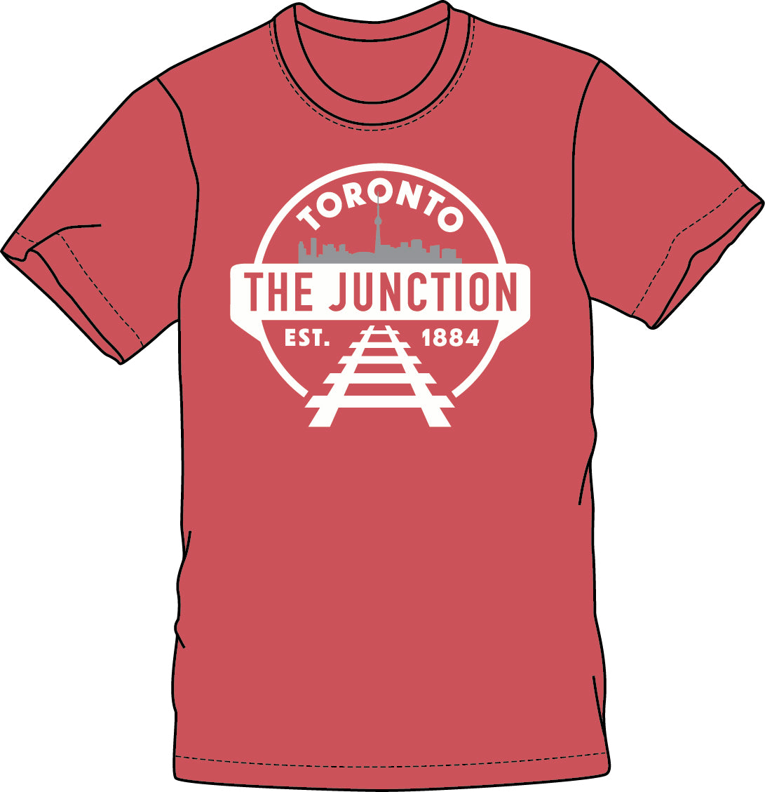 Buy red The Junction Toronto Kids T-Shirt (various colours)