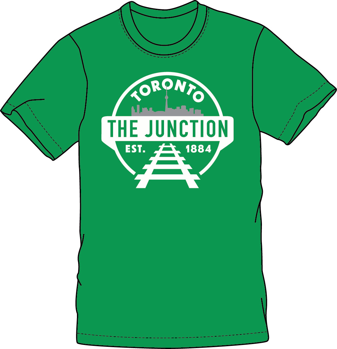 Buy green The Junction Toronto Kids T-Shirt (various colours)