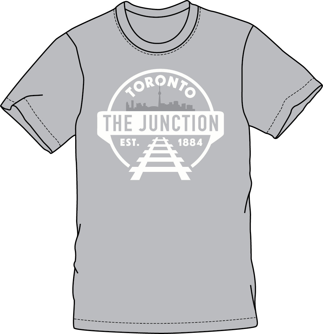 Buy sport-grey The Junction Toronto Kids T-Shirt (various colours)