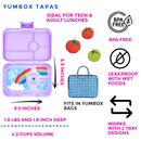 Yumbox Tapas Lunch Box - Seville Purple - Leakproof Rainbow -3