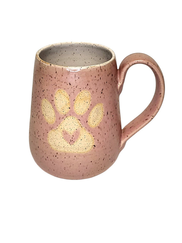 Heart Paw Print Mug