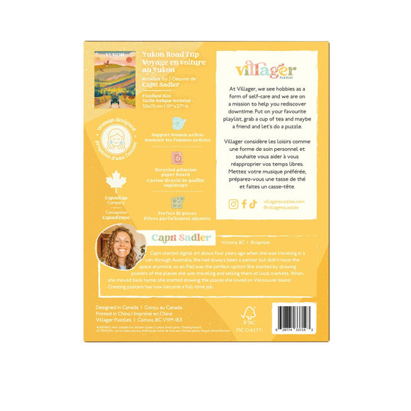 Yukon Road Trip | 1000-Piece Puzzle | Designed in Canada