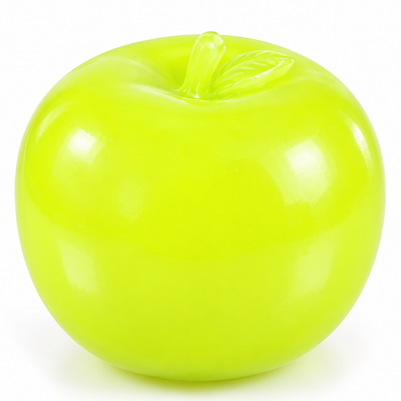 Green Apple Squishy Toy – Crunchy Block Texture