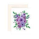 Purple Flowers Card-1