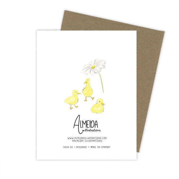 Congratulations on your Bundle of joy Baby Card | Ducklings