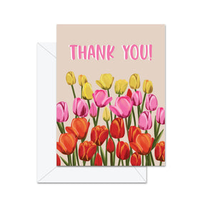 Thank You (Tulips) - Greeting Card