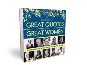 2026 Great Quotes From Great Women Boxed Calendar