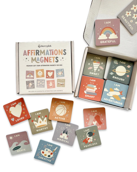 Affirmations Magnets - Soft Foam Magnetic Set | Cherrypick