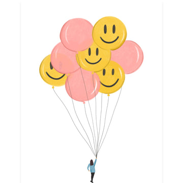 Smiley Balloons Card - 0