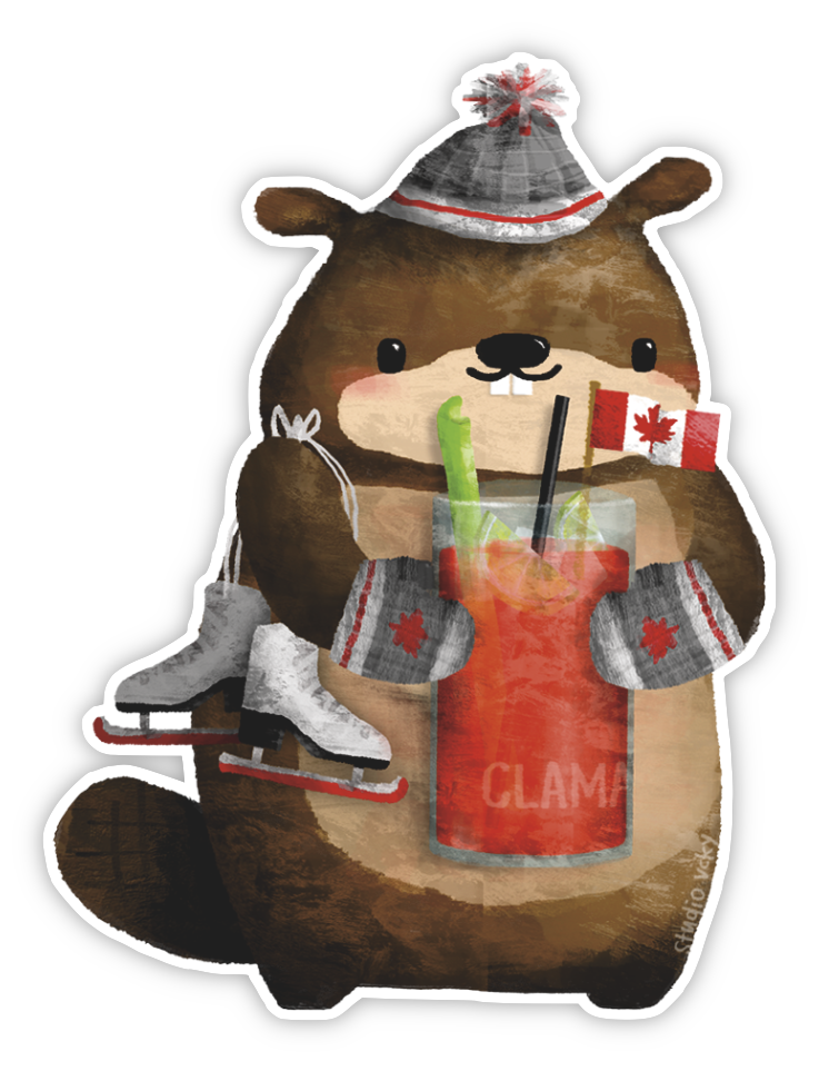 Sticker - Beaver Caesar