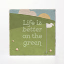 Golf Life Absorbent Ceramic Coaster Set of 4-4