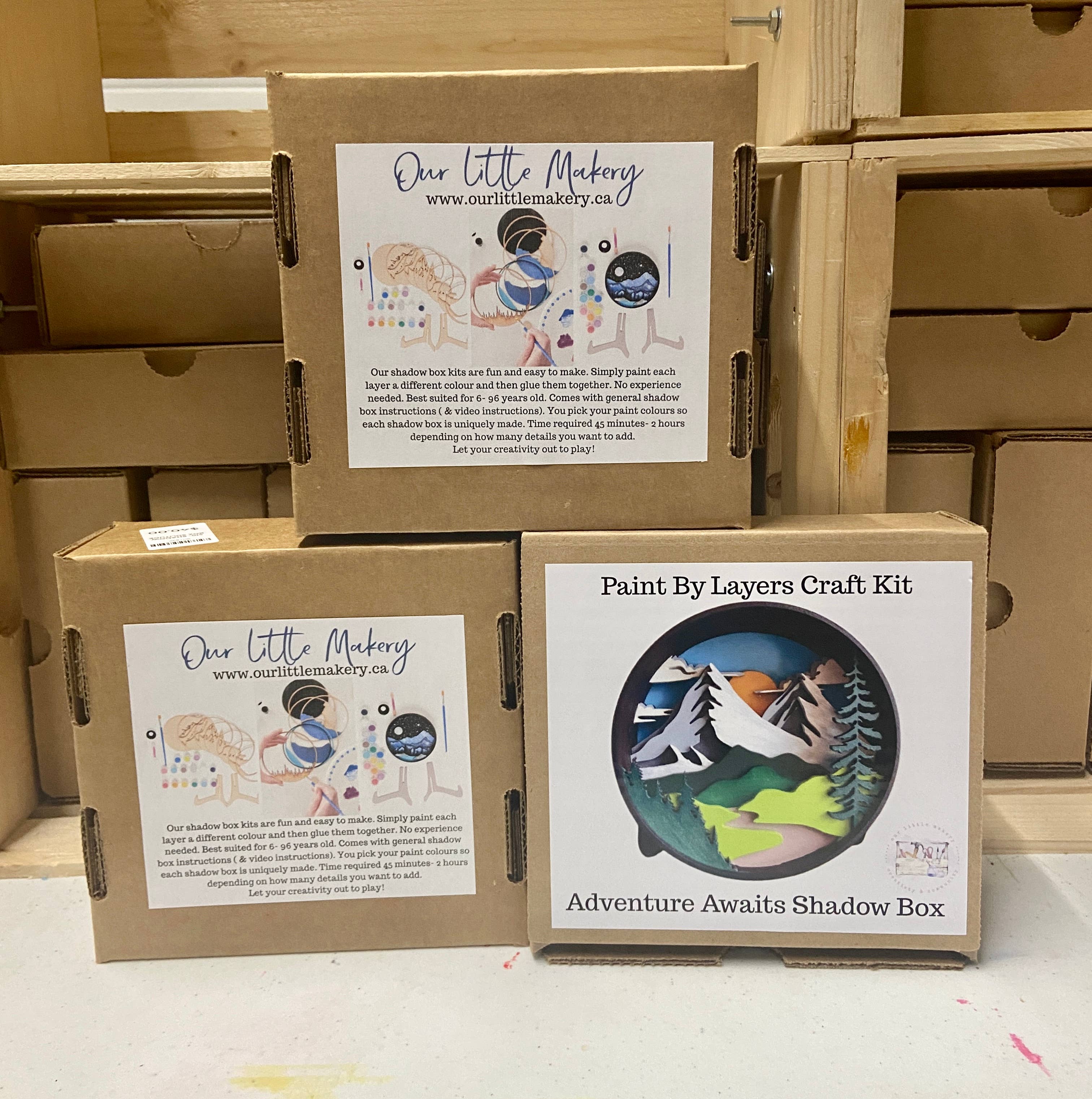 Adventure Awaits Shadow Box Kit