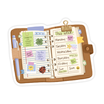 Planner - Stationery Organizer Journal Vinyl Sticker