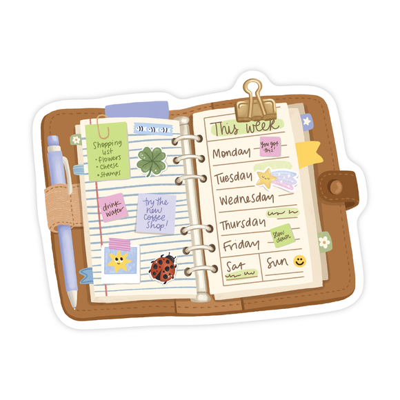 Planner - Stationery Organizer Journal Vinyl Sticker