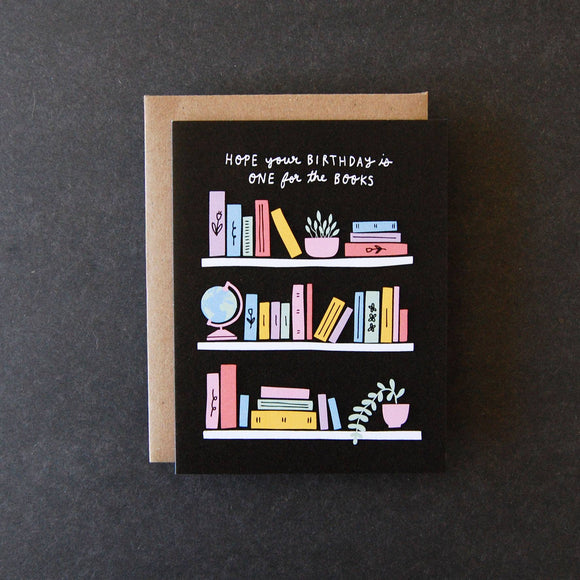 One for the Books Birthday Card