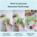 Beeswax Wrap Variety Set - Green-4