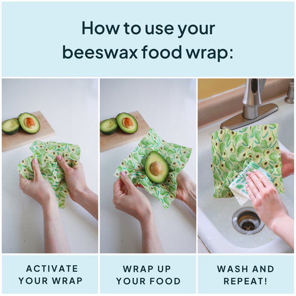 Beeswax Wrap Variety Set - Green