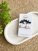 Dragon & Books  - Polymer Clay Earrings Fourth Wing-2